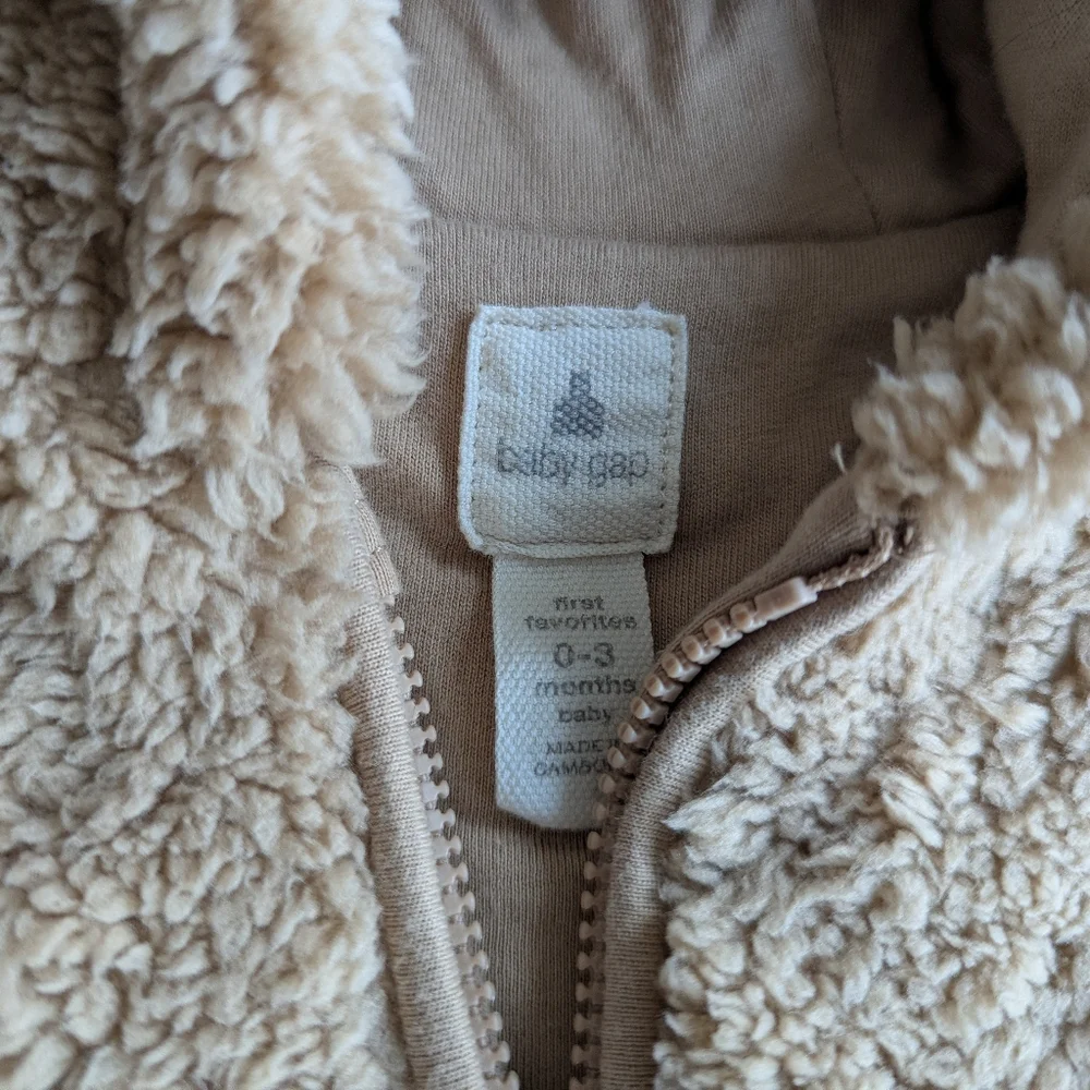 Baby GAP‎ Sherpa Bunting (Sz 0-3mo)